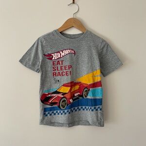 HOT WHEELS VGUC Boys Race Car Short Sleeve Shirt